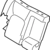 Seat Back Cushion Cover - Infiniti (88620-6SD3C) 7 Seat Back Cushion Cover - Infiniti (88620-6SD3C)