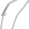 Rear Right Weatherstrip - Infiniti (82831-3WU0B)