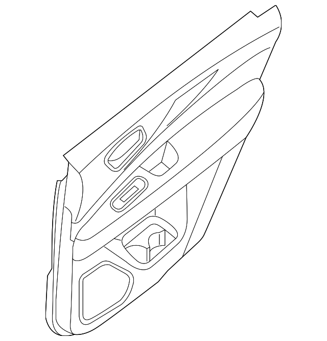 Door Interior Trim Panel - Infiniti (829A0-9NF3C) 2 Door Interior Trim Panel - Infiniti (829A0-9NF3C)