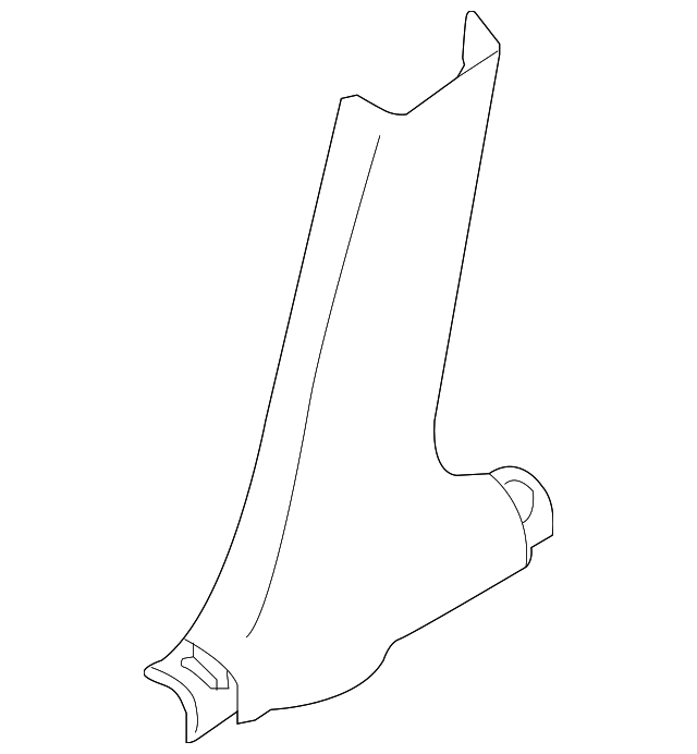 Door Pillar Post Trim Set - Infiniti (76916-5VS0A) 1 Door Pillar Post Trim Set - Infiniti (76916-5VS0A)