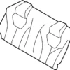 Seat Back Cushion Cover - Infiniti (88620-5CA0C) 7 Seat Back Cushion Cover - Infiniti (88620-5CA0C)