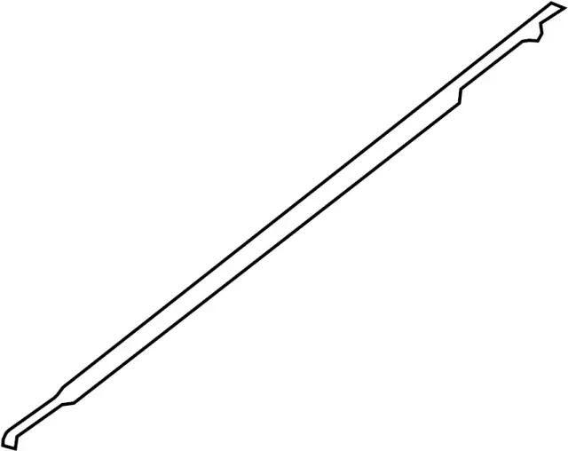Rear Door Outside Moulding, Left - Infiniti (82821-1BA0B) 1 Rear Door Outside Moulding, Left - Infiniti (82821-1BA0B)