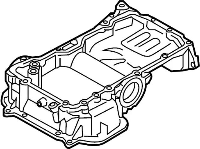 Oil Pan - Infiniti (11110-3GM0A) 2 Oil Pan - Infiniti (11110-3GM0A)