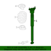 Suspension Shock Absorber - Infiniti (56200-5DL0B) 6 Suspension Shock Absorber - Infiniti (56200-5DL0B)