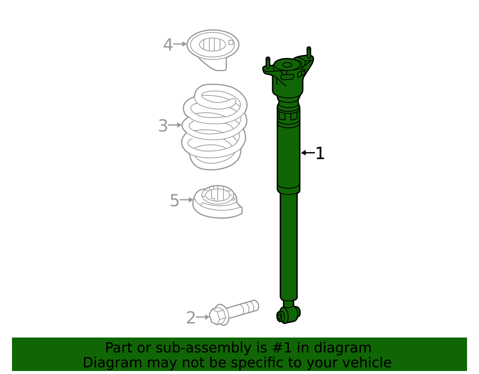 Suspension Shock Absorber - Infiniti (56200-5DL0B)