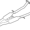 Sub Muffler Assembly - Infiniti (20300-4GA2D)