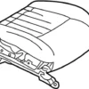 Seat Cushion Foam - Infiniti (87300-1UX8A) 7 Seat Cushion Foam - Infiniti (87300-1UX8A)
