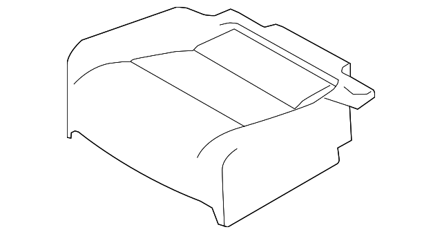 Seat Cushion Foam - Infiniti (88300-5NB0B) 2 Seat Cushion Foam - Infiniti (88300-5NB0B)