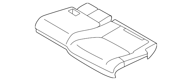 Seat Cushion Foam - Infiniti (89311-7JA3A) 1 Seat Cushion Foam - Infiniti (89311-7JA3A)