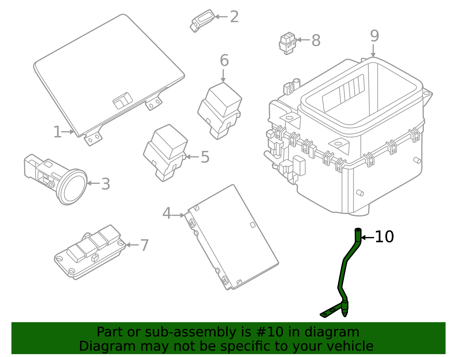 Drain Hose - Infiniti (92590-7KA0A)