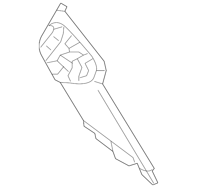 Body D-Pillar Trim Panel - Infiniti (76937-1A68A) 2 Body D-Pillar Trim Panel - Infiniti (76937-1A68A)