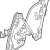 Window Regulator - Infiniti (807206TA0A) 4 Window Regulator - Infiniti (807206TA0A)