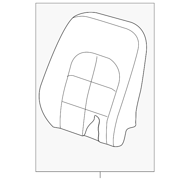 Seat Back Assembly - Infiniti (87610-5DB1A) 1 Seat Back Assembly - Infiniti (87610-5DB1A)