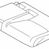 Seat Cushion Foam - Infiniti (89361-7JA3A)