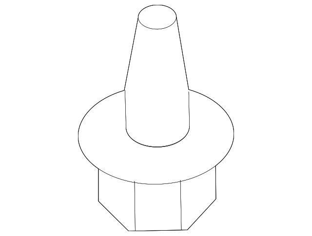 Bumper Cover Spacer Panel Clip - Infiniti (809996GW0A) 3 Bumper Cover Spacer Panel Clip - Infiniti (809996GW0A)