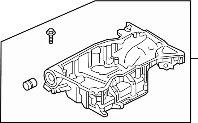 Oil Pan - Infiniti (111103TA3A) 2 Oil Pan - Infiniti (111103TA3A)