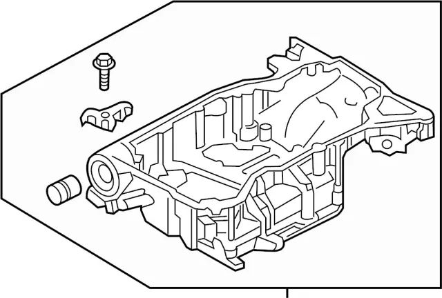 Oil Pan - Infiniti (111103TA3A) 3 Oil Pan - Infiniti (111103TA3A)