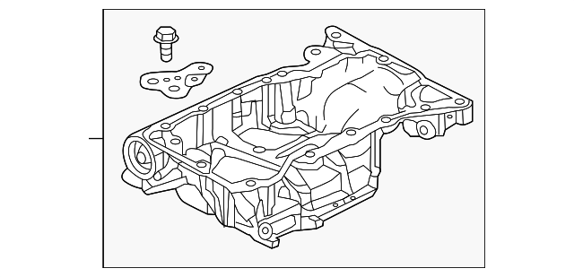Oil Pan - Infiniti (111103TA3A) 4 Oil Pan - Infiniti (111103TA3A)