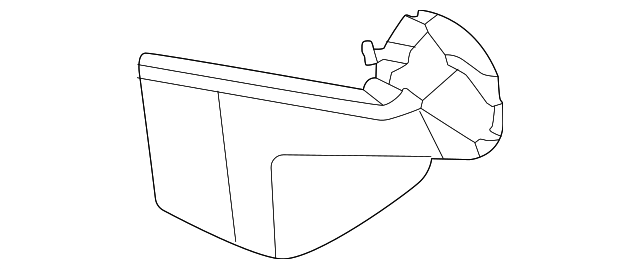 Front Door Corner Cover, Right - Infiniti (96312-6SA0B) 2 Front Door Corner Cover, Right - Infiniti (96312-6SA0B)