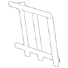 Rear Bumper Side Frame, Right - Infiniti (85058-7JA0A) 6 Rear Bumper Side Frame, Right - Infiniti (85058-7JA0A)