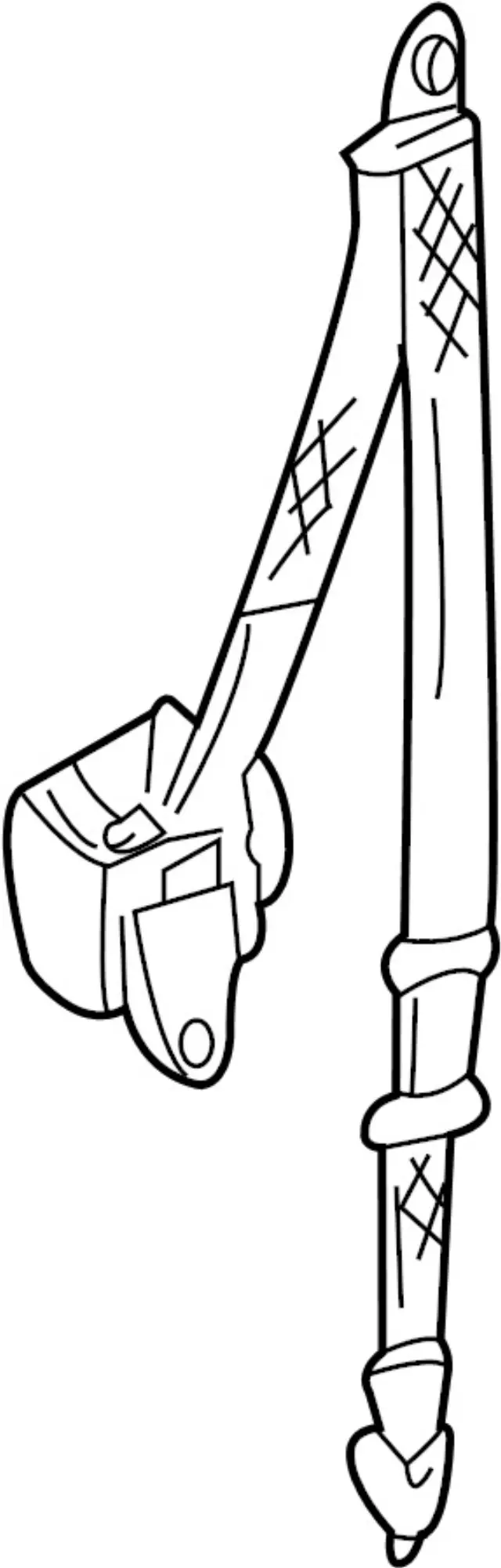 Lap & Shoulder Belt - Infiniti (86884-6JR1A) 1 Lap & Shoulder Belt - Infiniti (86884-6JR1A)