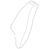 Seat Back Bolster Cushion Cover - Infiniti (88680-4HK2A)