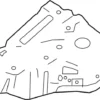 Heat Shield - Infiniti (165903KA1C)