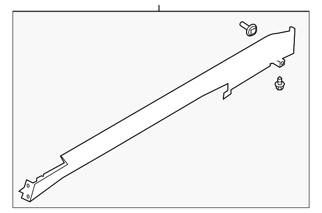 Rocker Panel Guard - Infiniti (76850-4GA2B) 2 Rocker Panel Guard - Infiniti (76850-4GA2B)
