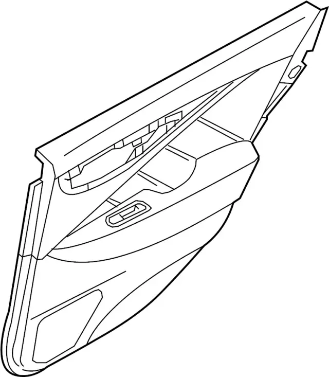 Door Interior Trim Panel - Infiniti (82900-6HN1C) 1 Door Interior Trim Panel - Infiniti (82900-6HN1C)