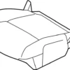 Cushion Cover - Infiniti (87370-5NB2A) 9 Cushion Cover - Infiniti (87370-5NB2A)