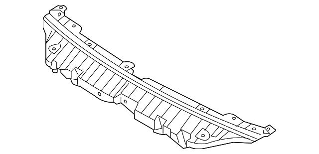 Upper Radiator Grille - Infiniti (62322-5DA0A) 3 Upper Radiator Grille - Infiniti (62322-5DA0A)