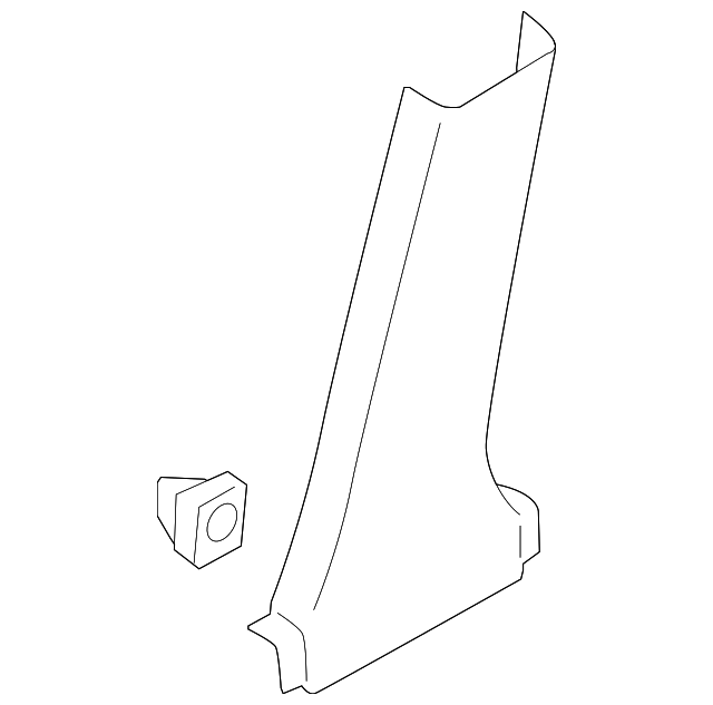 Door Pillar Post Trim Set - Infiniti (76916-1BG0D) 7 Door Pillar Post Trim Set - Infiniti (76916-1BG0D)