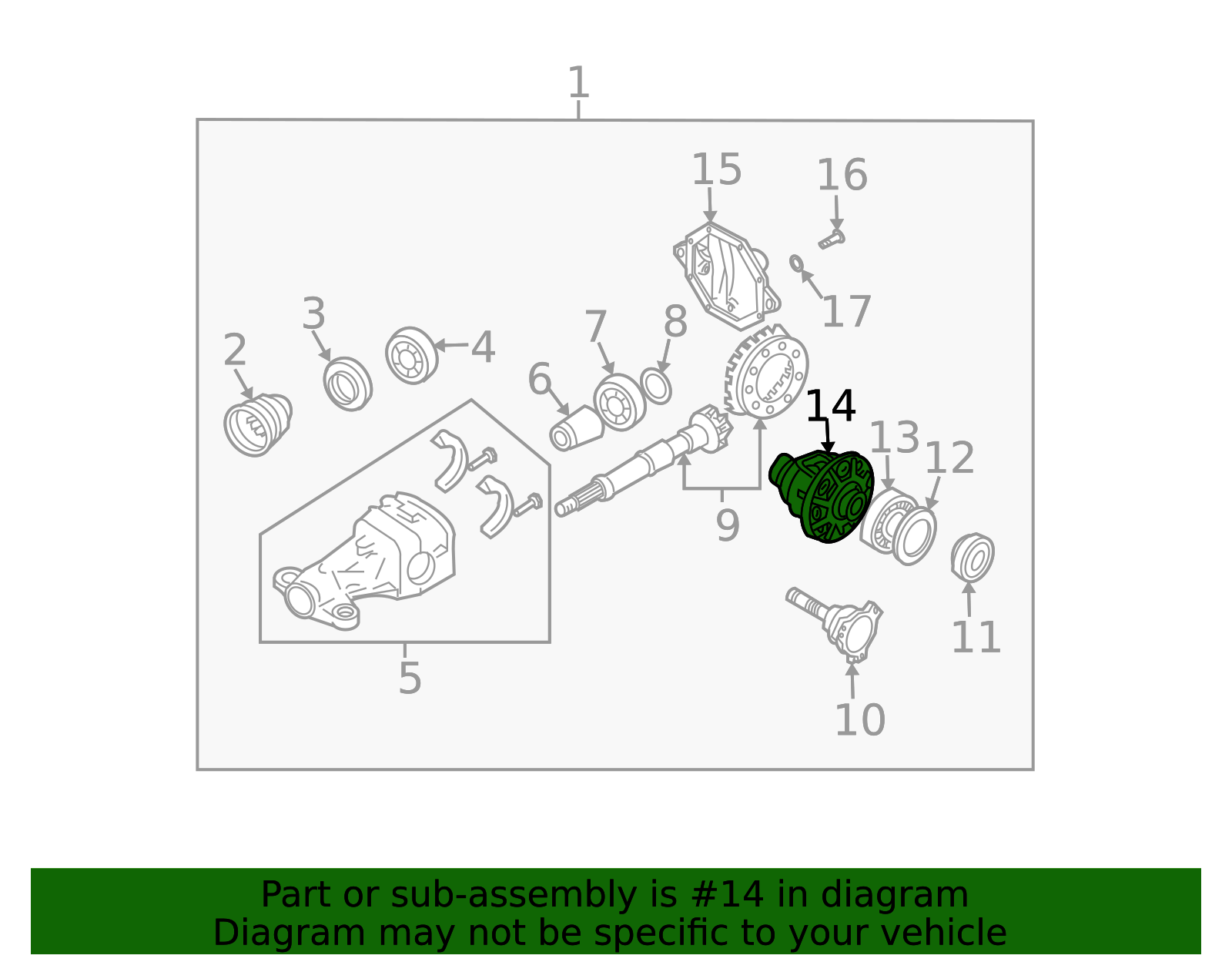 Differential Case - Infiniti (384202C500)