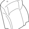 Seat Back Pad - Infiniti (876111LL7A)
