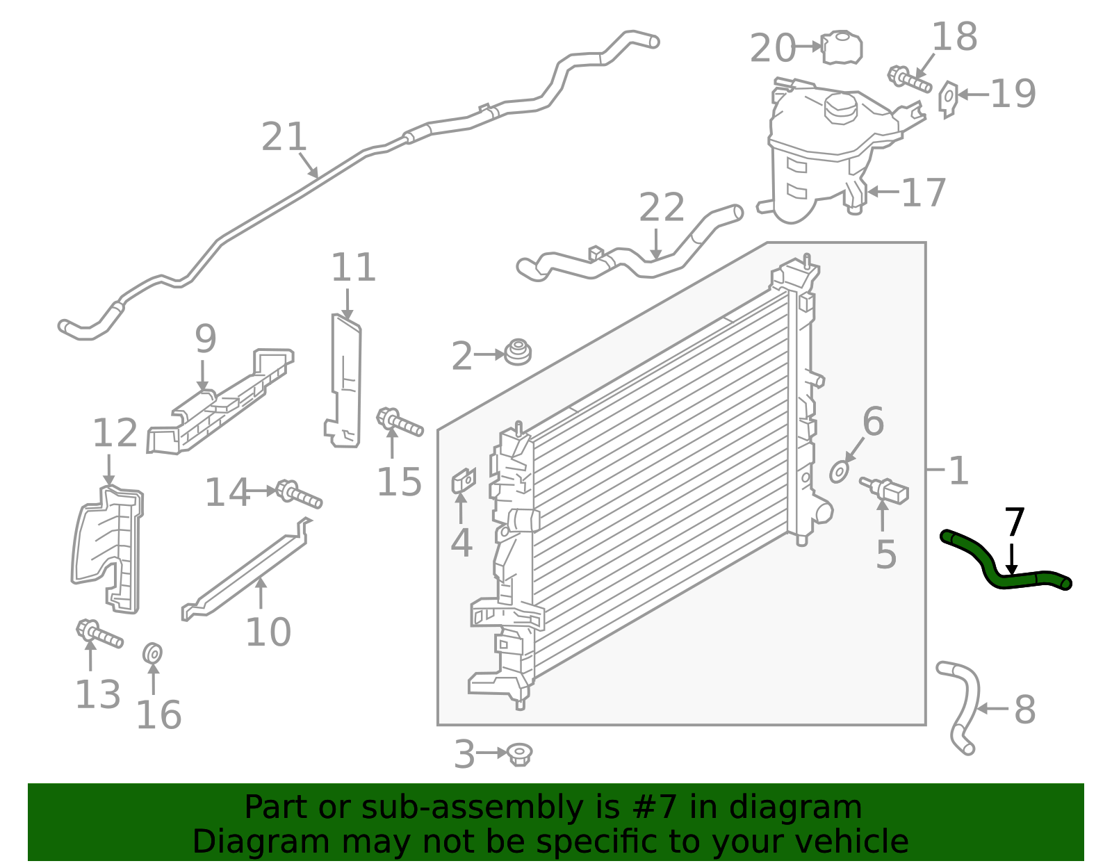 Radiator Coolant Hose - Infiniti (21501-5NA0A) 4 Radiator Coolant Hose - Infiniti (21501-5NA0A)