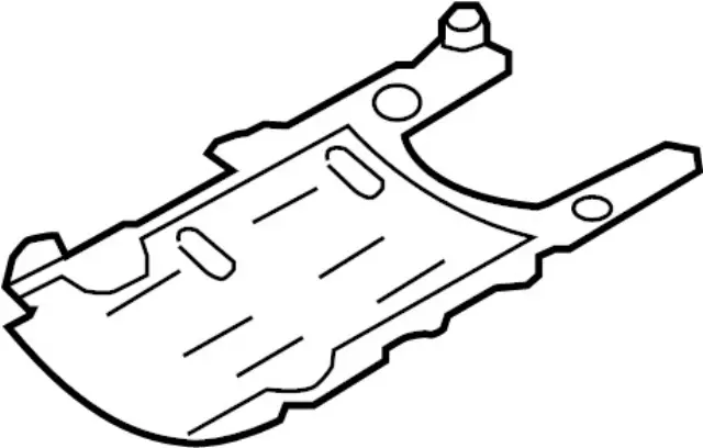 Engine Oil Pan Baffle - Infiniti (11113EY00C) 2 Engine Oil Pan Baffle - Infiniti (11113EY00C)