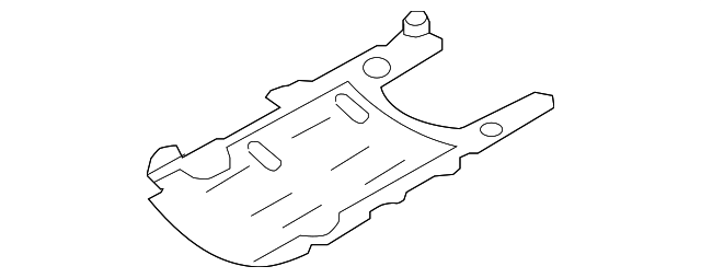 Engine Oil Pan Baffle - Infiniti (11113EY00C) 4 Engine Oil Pan Baffle - Infiniti (11113EY00C)