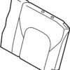 Seat Back Cushion Cover - Infiniti (89670-6JR2A)