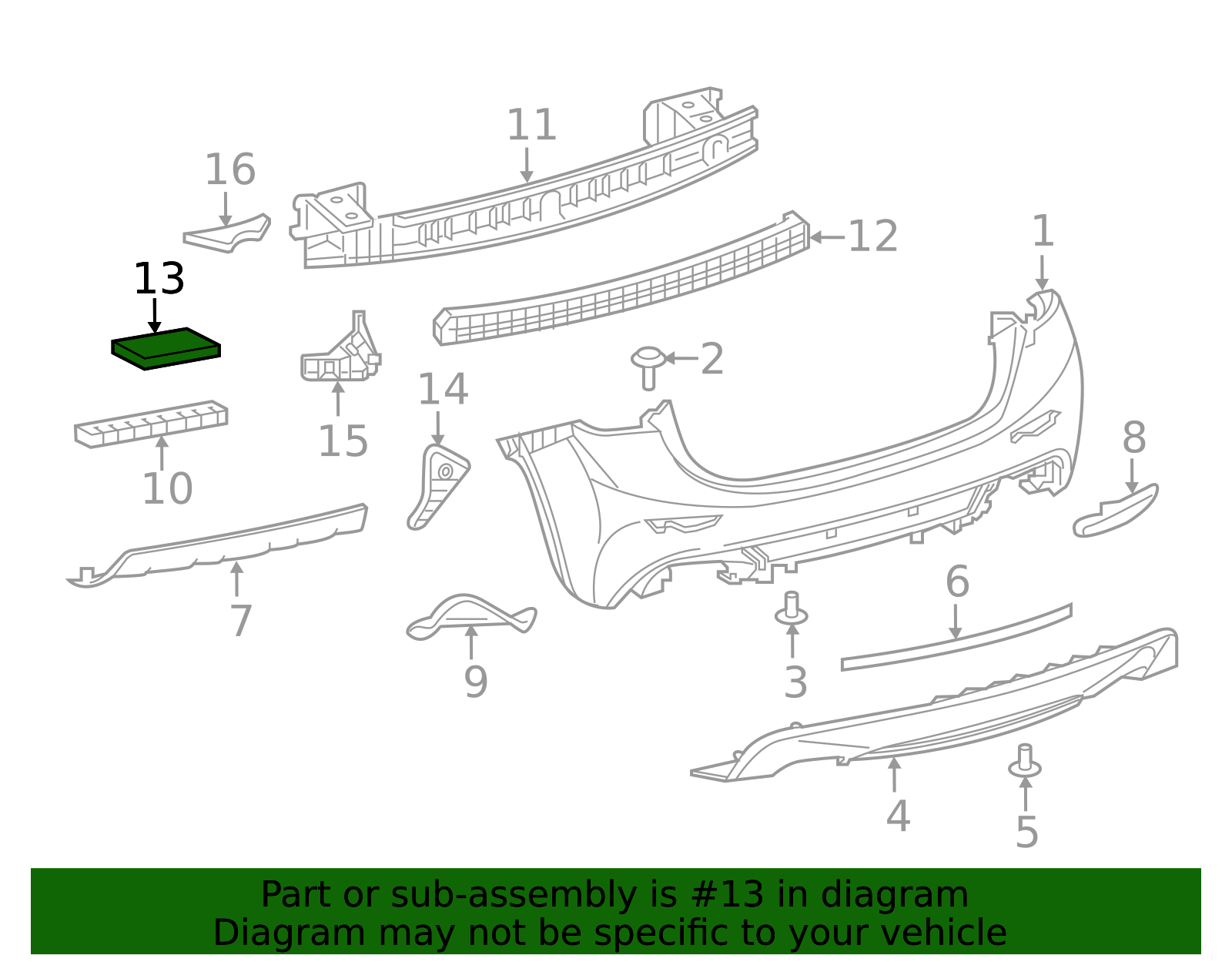 Bumper Cover Bracket - Infiniti (85041-5DJ0B) 3 Bumper Cover Bracket - Infiniti (85041-5DJ0B)