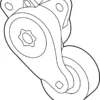 Accessory Drive Belt Tensioner Assembly - Infiniti (119553JA0A) 7 Accessory Drive Belt Tensioner Assembly - Infiniti (119553JA0A)