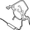 Rear Door Wiring Harness, Left - Infiniti (24127-5DB6B)
