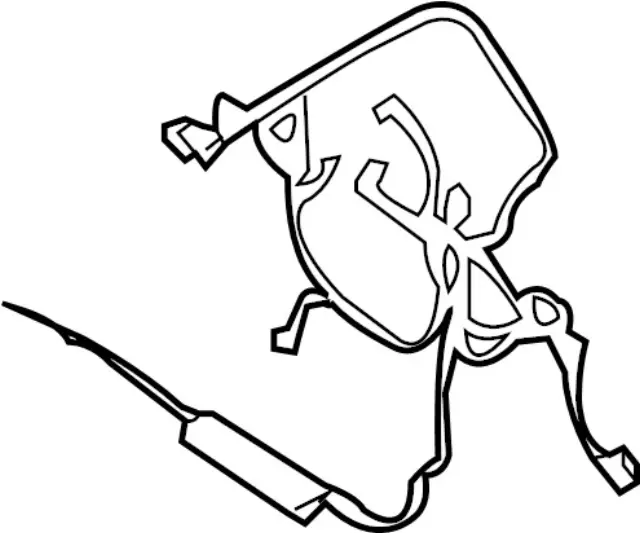 Rear Door Wiring Harness, Left - Infiniti (24127-5DB6B) 1 Rear Door Wiring Harness, Left - Infiniti (24127-5DB6B)
