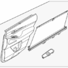 Door Interior Trim Panel - Infiniti (809A1-9NV5A) 5 Door Interior Trim Panel - Infiniti (809A1-9NV5A)