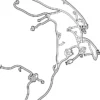 Rear Corner Sensor Wiring Harness Cable - Infiniti (24098-5VG0C)