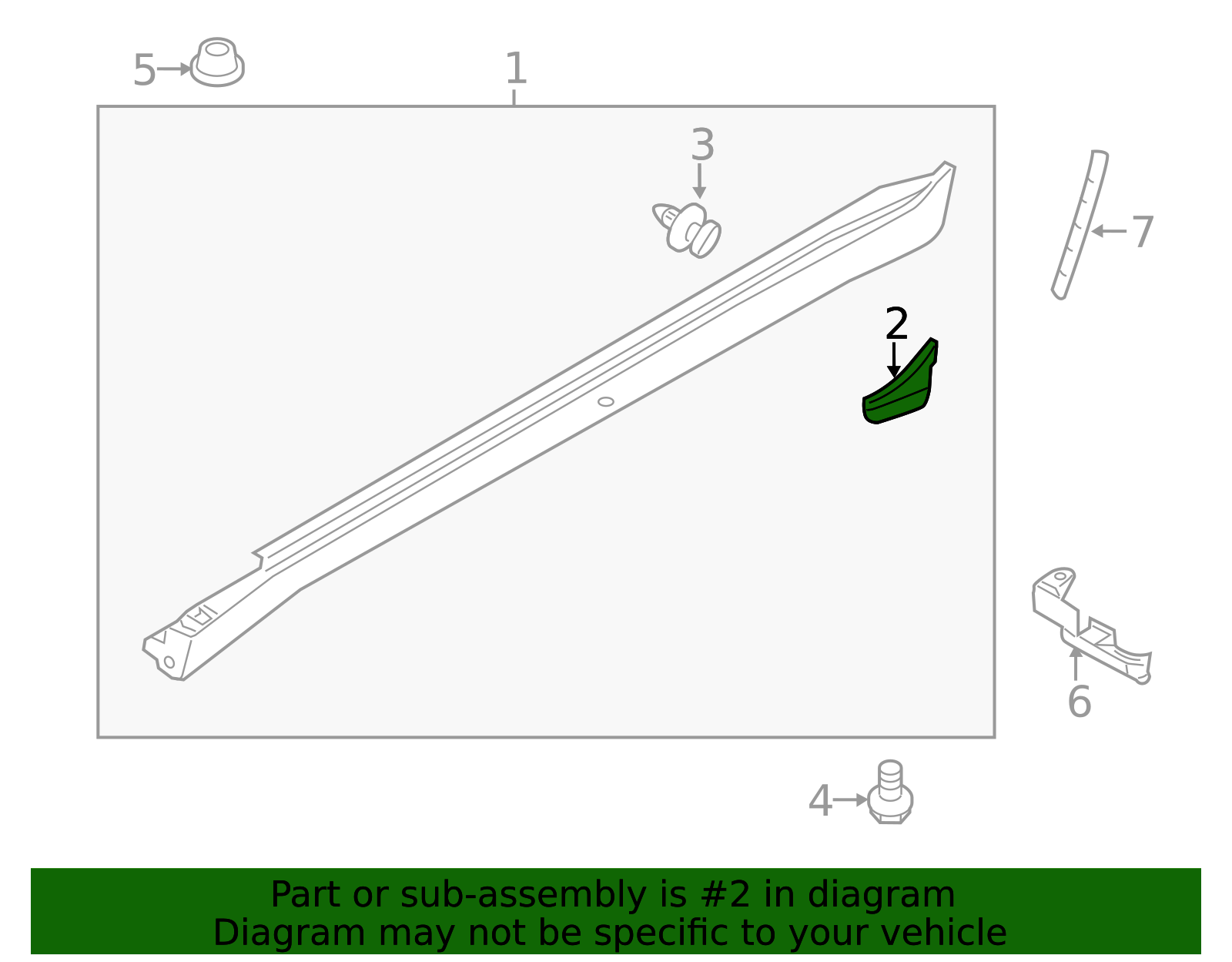 Rocker Panel Molding Trim Insert - Infiniti (78876-1MA0A) 4 Rocker Panel Molding Trim Insert - Infiniti (78876-1MA0A)