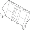 Seat Back Cushion Cover - Infiniti (88620-4HK6A) 3 Seat Back Cushion Cover - Infiniti (88620-4HK6A)