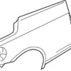 Quarter Panel - Infiniti (G8100-JJ5MA) 2 Quarter Panel - Infiniti (G8100-JJ5MA)