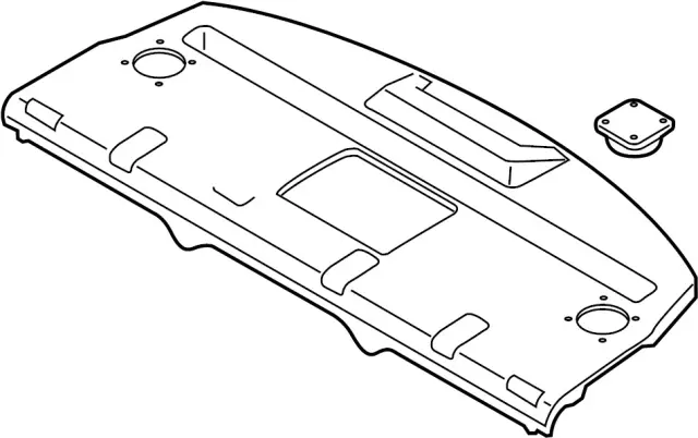 Pkg Tray Trim - Infiniti (79910-4AP5B) 1 Pkg Tray Trim - Infiniti (79910-4AP5B)