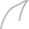 Rear Door Window Glass Run Rubber, Left - Infiniti (82331-6HE0A) 13 Rear Door Window Glass Run Rubber, Left - Infiniti (82331-6HE0A)