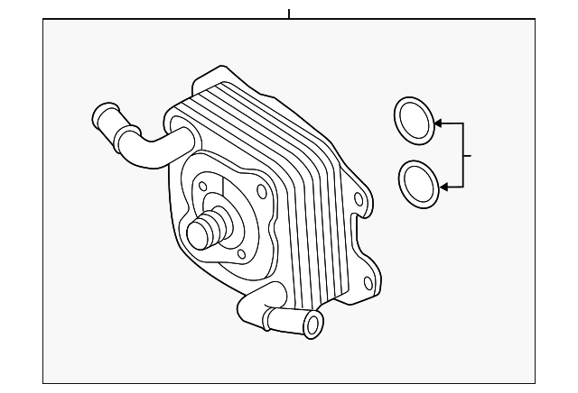 Oil Cooler - Infiniti (21305EZ30A) 5 Oil Cooler - Infiniti (21305EZ30A)